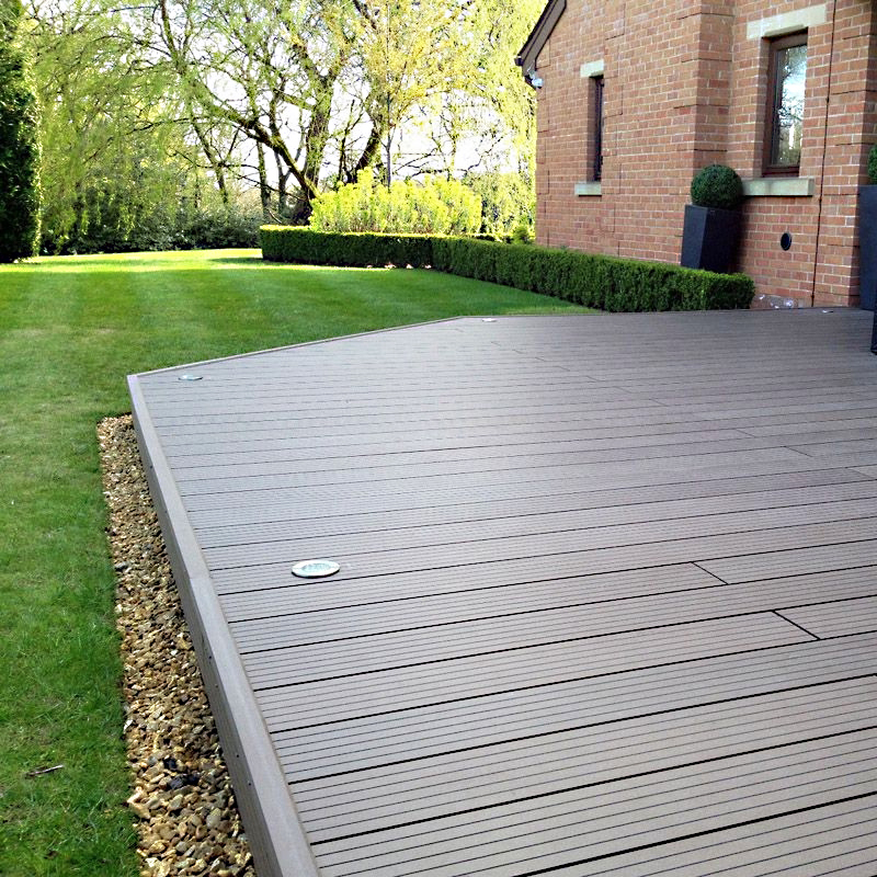WPC Composite Outdoor Decking Solid Hard