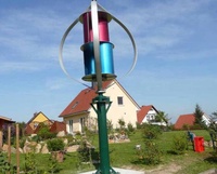 Sur la grille 10kw usage domestique éolienne à axe vertical générateur VAWT