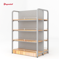 Étagères de présentation Gondole pour stands de magasin Étagères de magasin d'alimentation personnalisées Étagères de supermarché Dimensions/Étagère de magasin
