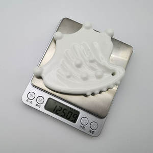 Kleine und tragbare schalen förmige Daumen presse <span class=keywords><strong>Massage</strong></span> gerät Guasha Board Scrap ing Facial Tool Keramik Gua Sha Board - Product Image 5