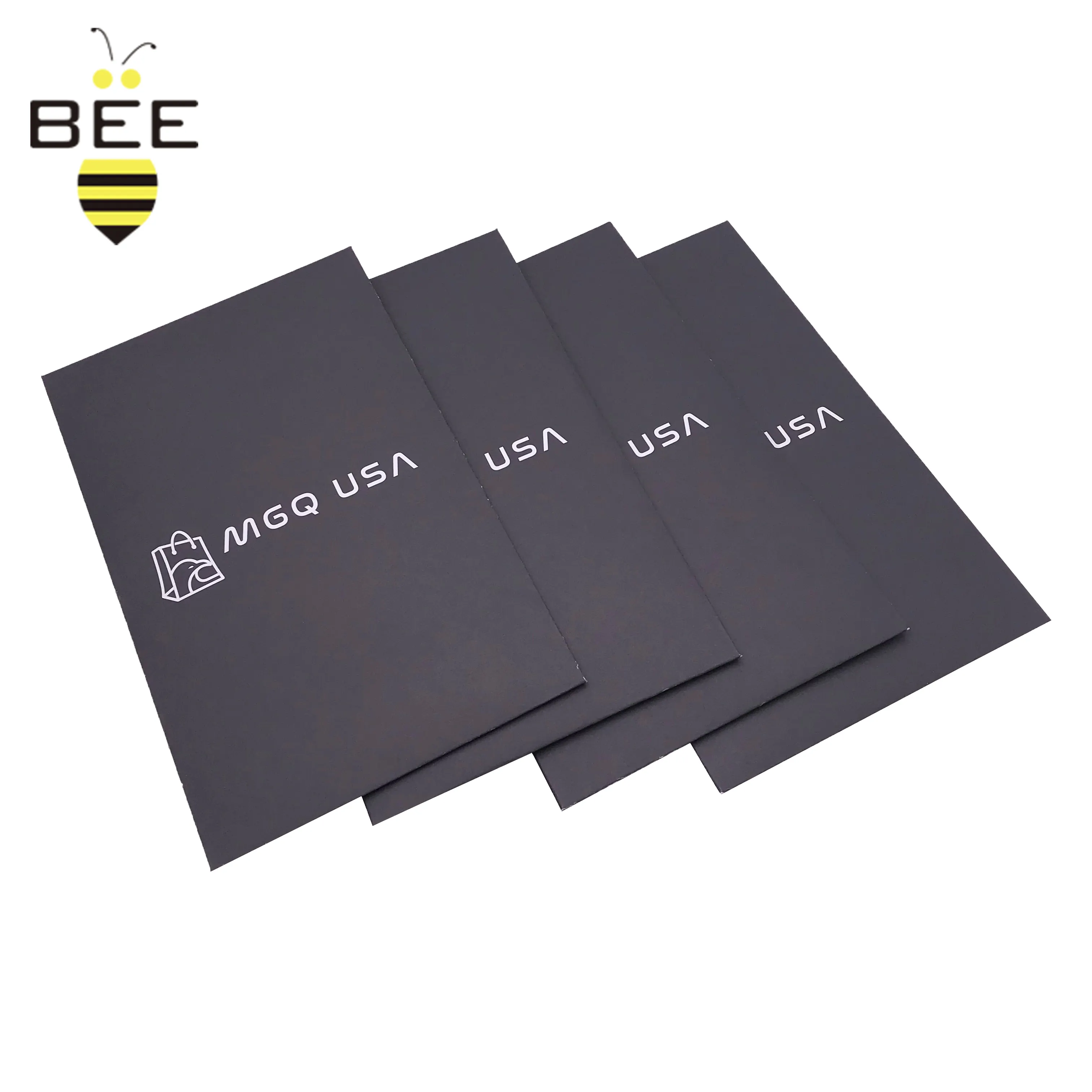 Toptan özel lüks zarf biyo-tabanlı siyah kağıt CD Polymailer posta yastıklı zarflar/postane A4 A5 Jiffys kabarcık