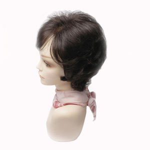 Strand By Strand Hand Tied Short Bob Wig Human <b>Hair</b> 6" Wavy Natural Black Brown Lightweight Breathable For Women - Product Image 4