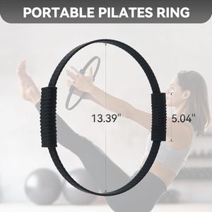 Anneaux de <span class=keywords><strong>Pilates</strong></span> Magic Circle pour la tonification des cuisses internes, des <span class=keywords><strong>bras</strong></span> et du tronc, <span class=keywords><strong>anneau</strong></span> d'exercice de fitness - Product Image 4
