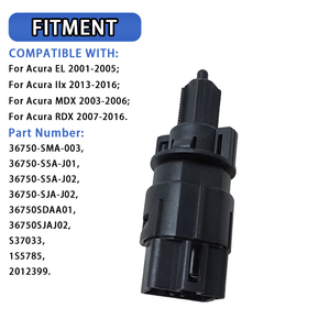 OEM 36750-S5A-J02 Interruptor de luz de freno 4 enchufes para Honda Odyssey Civic Accord Sensor de interruptor de lámpara de <span class=keywords><strong>parada</strong></span> 36750-SMA-003 36750-S5A-J01 - Product Image 2