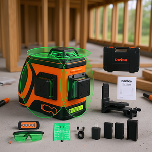 Nivel Láser Verde DoVoh 3x360 520Nm de Grado Industrial Autonivelante para Construcción y Mejoras del Hogar - Product Image 2