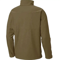 Veste polaire zippée intégrale personnalisée à prix abordable pour homme, col roulé chaud d'hiver, vêtement d'extérieur décontracté de couleur unie, service OEM