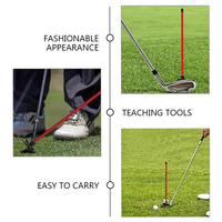 Bâton d'alignement magnétique pour clubs de golf OEM/ODM, en aluminium et plastique, aide à l'entraînement au golf, tige d'alignement de golf personnalisable
