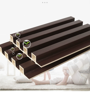 Panel Decorativo de Pared WPC para Sala de Estar con Diseño de Ranura Empotrada, Tamaño Personalizable, Venta al Por Mayor de Fábrica, OEM - Product Image 2