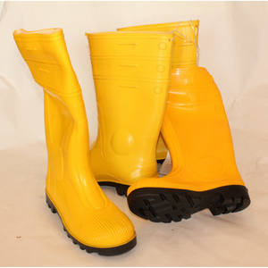 Nuovi Stivali da Lavoro Impermeabili Gialli Serie 1874 per Ambienti di Lavoro con Utensili da Tornio - Product Image 1