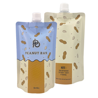 Sac héliogravure imprimé personnalisé pour liquide en plastique pochette à savon bec verseur réutilisable sac d'emballage en mylar de poudre à laver debout