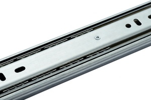 45 chiều rộng <span class=keywords><strong>3</strong></span> lần mở rộng đầy đủ bóng mang nhiệm vụ nặng nề thủy lực Ngăn kéo trượt đường sắt - Product Image 3