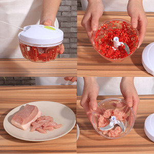 Oferta Especial Liquidación Accesorios de Cocina Ecológicos de Plástico Herramienta <span class=keywords><strong>Manual</strong></span> Mini Cortador de Verduras de 4 Cuchillas - Product Image 5