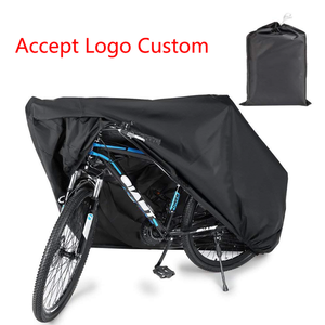 <span class=keywords><strong>Housse</strong></span> <span class=keywords><strong>de</strong></span> vélo en polyester imperméable et durable <span class=keywords><strong>pour</strong></span> vélos <span class=keywords><strong>de</strong></span> route et cruisers, ajustement universel <span class=keywords><strong>pour</strong></span> utilisation en extérieur/intérieur - Product Image 2