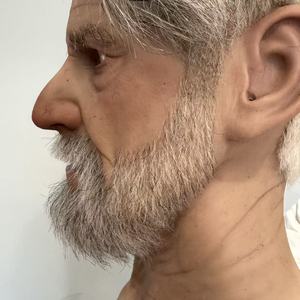 Maschera Realistica da Anziano in Silicone con <span class=keywords><strong>Capelli</strong></span> e Barba Oggetti di Scena Cinematografici Maschera di Halloween di Alta Qualità Trucco da Ballo per Crossdresser - Product Image 4