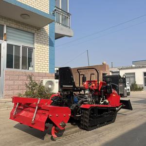 Trattore Cingolato Mini da 35 CV con Fresa Rotante e Trasmissione a Ingranaggi 2WD <span class=keywords><strong>per</strong></span> la Coltivazione e la Raccolta del Mais e la Coltivazione di Vigneti - Product Image 4