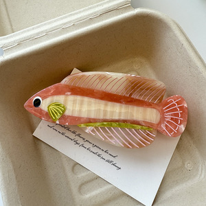 กิ๊บติดผมอะซิเตทรูปปลาซีรีส์โอเชียน กิ๊บหนีบผมรูปสัตว์หลากสีสันสำหรับผู้หญิง ตกแต่งทรงผม - Product Image 5