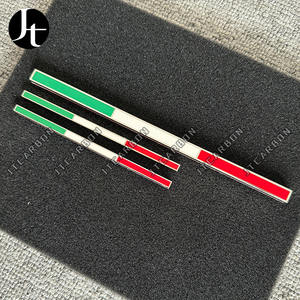 3PCs pour <span class=keywords><strong>Ferrari</strong></span> Tricolore Italian Flag Emblem Set 599 360 430 458 488 812 F12 <span class=keywords><strong>296</strong></span> SF90 Decal - Product Image 5