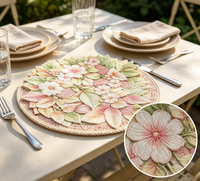 Vente en gros de sets de table en PVC TUOTU écologiques, durables, résistants à l'huile, résistants à la chaleur, imperméables, antidérapants, personnalisés