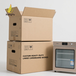 กล่องกระดาษลูกฟูกขนาดใหญ่พับได้ เป็นมิตรกับสิ่งแวดล้อม รีไซ<span class=keywords><strong>เค</strong></span>ิลได้ มีหูหิ้วด้านข้าง ขนาดสั่งทำได้ ตู้ฆ่าเชื้อ F/E สำหรับงานหนัก ชุดกล่อง<span class=keywords><strong>พัสดุ</strong></span> - Product Image 1