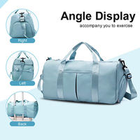 Bolsa de deporte para entrenamiento de yoga personalizada, bolsa de hombro con compartimento para zapatos
