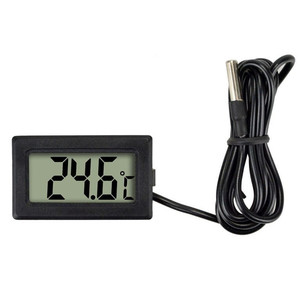 Digital Thermometer YS-01 Black Wired Waterproof Probe For Fish Tank Refrigerator Car Temperature Measurement - Product Image 3