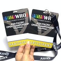 Badges événementiels personnalisés en PVC perforé avec logo, cartes d'identité VIP avec cordon, cartes d'accès pour expositions et événements