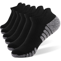 Chaussettes de course épaisses, chaussettes bateau en coton, antidérapantes, absorbant la transpiration et respirantes, chaussettes de sport