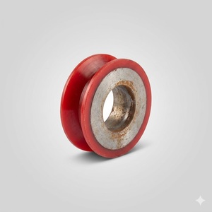 ลูกกลิ้งเคลือบยูรีเทนทนน้ำมันไม่ทำเครื่องหมายอุตสาหกรรม - Product Image 2