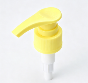 Pompe distributrice de lotion en plastique PP jaune en gros 33/415 4cc avec verrouillage par torsion pour bouteilles de savon liquide cosmétique - Product Image 2