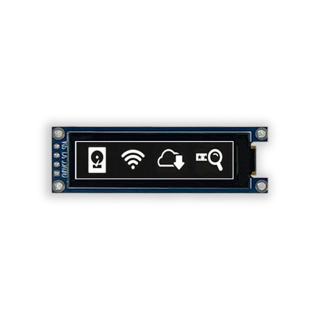 1.7 Inch White Monochrome 128*32 Dots OLED Display Module with SSD1312 IC Pmoled Type