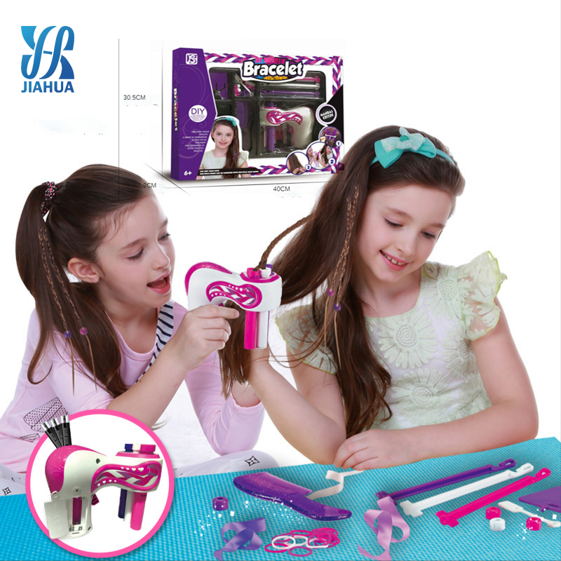 Детские подарки Принцесса DIY Парикмахерская игрушка для макияжа машина для плетения волос набор инструментов игрушки