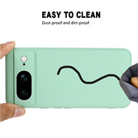Coque de téléphone personnalisée vierge enduite pour sublimation pour Google Pixel 8 7 Pro, en gel de silice liquide TPU, anti-chute et antichoc