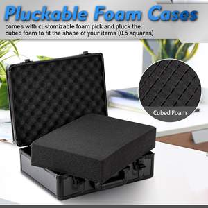 Muestra gratis Estuche con logotipo totalmente personalizado Inserto de espuma de alta densidad Ajuste Estuche rígido impermeable con para equipos de herramientas electrónicas - Product Image 3