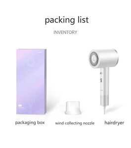 Nouveau Souffleur d'air haute vitesse avec affichage numérique de la température, ioniseur domestique, haute puissance, protection contre la température constante - Product Image 6