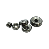 Écrou à souder rond M6 à trois rainures pour tube, insert de manchon interne, bouchon de tuyau en acier au carbone, fabricants de quincaillerie, boulons et écrous