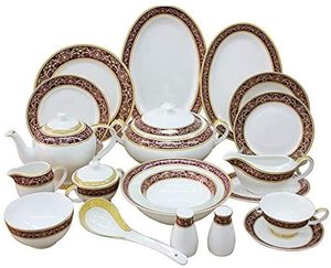 Ensemble de vaisselle 120 pièces/ensemble de dîner <span class=keywords><strong>en</strong></span> <span class=keywords><strong>porcelaine</strong></span> fine/ensemble d'assiettes <span class=keywords><strong>service</strong></span> pour 12 - Product Image 1