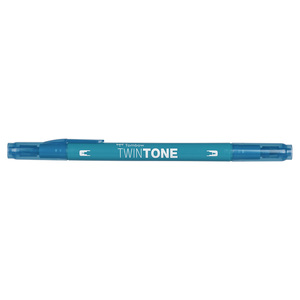 TOMBOW - Marcador de Doble Punta Color Azul Turquesa - Product Image 1