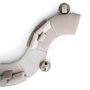 Hiện đại Modular Vòng <span class=keywords><strong>sofa</strong></span> cắt với vải bọc cho sảnh khách sạn phòng chờ và tiếp nhận đồ nội thất - Product Image 2