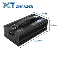 Chargeur de batterie XT80 pour stockage d'énergie 12V 24V 36V 48V 60V, chargeur de batterie au lithium pour station d'alimentation portable
