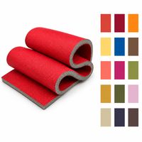 Mousse amortissante haute résilience, tissu laminé, largeur fixe de 1,5 m, matériau en éponge pour semelles de chaussures
