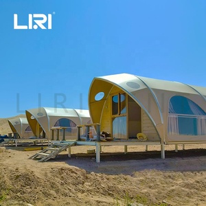 Tiendas de campaña Glamping de techo de carcasa dura resistente al aire libre para vivir en <span class=keywords><strong>el</strong></span> desierto - Product Image 4