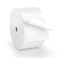 60g-90g papier d'art brillant simple face C1S pour rouleau jumbo semi-brillant de visage d'autocollant Fabrication en Chine