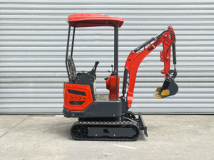 Mini-excavatrice sur chenilles à commande précise, excavatrice <span class=keywords><strong>hydraulique</strong></span> de 1,2 tonne, petite excavatrice pour travaux de jardinage et d'agriculture - Product Image 2
