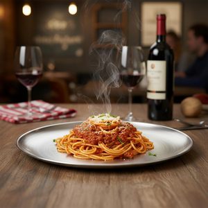Plateaux à Pizza et Assiettes de Dîner en Acier Inoxydable <span class=keywords><strong>18</strong></span>/8 SUS304 avec Logo Personnalisé pour Restaurants, Écoles et Barbecues - Product Image 2