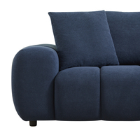 Ensemble de canapés inclinables en tissu velours côtelé, design nordique moderne et luxueux, en forme de L, pour salon, avec support pour les jambes, pour hôtels et maisons