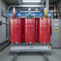 Transformateur sec triphasé YIFA, entrée 10 kV, sortie 220 V/110 V, bobinage en feuille pour usage électrique