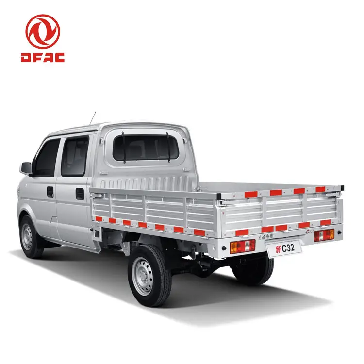 Dong Fengユーロ5貨物トラックDK112HP 4 Wheel 4 × 2ミニ2.26m Light Cargo Van 800キロ小型Logistics Gasoline車販売のため