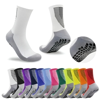 Chaussettes de sport antidérapantes personnalisées professionnelles chaussettes de distribution à fond de tour mince pour motif imprimé de football et de basket-ball