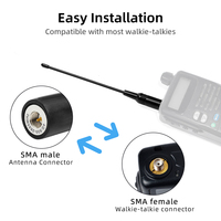 Antena Omnidireccional Vertical Flexible S Ma Male de Alta Ganancia Multibanda 315 433 868 915MHz GSM 3G 4G LTE WiFi para IoT Digital