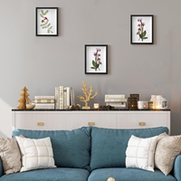 Cadre photo profond 3D noir et blanc A4 A3 A5 avec verre, personnalisable avec logo, pour vente en gros